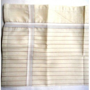 SET of 3 Men's Cotton Handkerchief Hanky - 17 inches Pocket Square